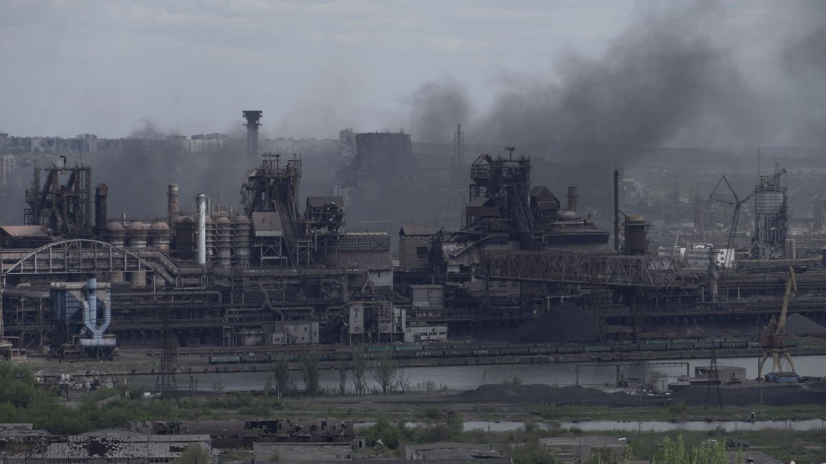 "Azovstaļ" metalurģijas rūpnīca Mariupolē