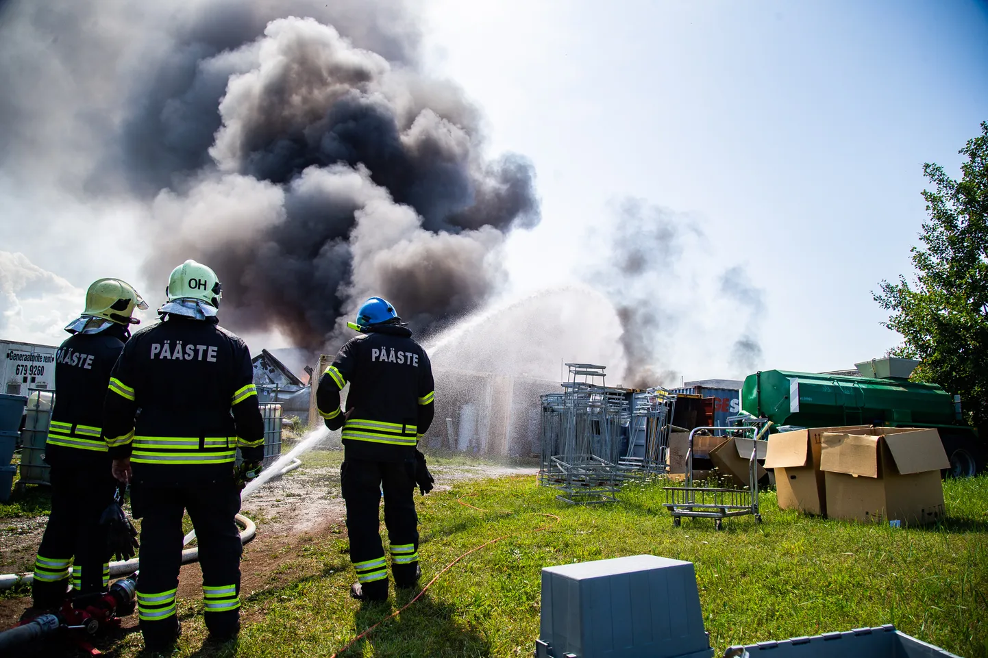 Pilt on tehtud 2019. aasta suvel Maardus puhkenud tulekahjul.