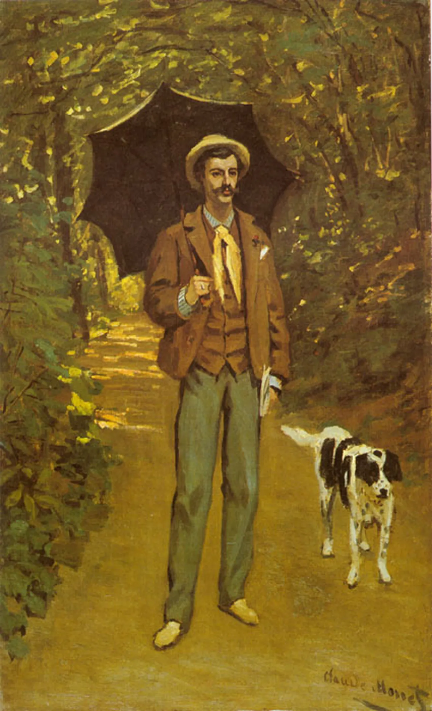 Claude Monet´ MAAL “Mees päikesevarjuga”.