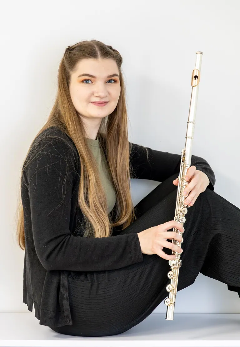 Flötist Laura Pähkel.