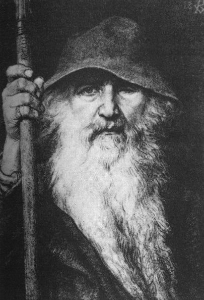 Rootsi kunstniku Georg von Roseni 1895. aasta maal jumal Odinist.