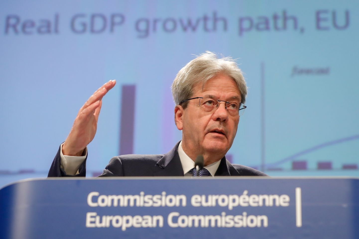 Euroopa Komisjoni majandusvolinik Paolo Gentiloni.