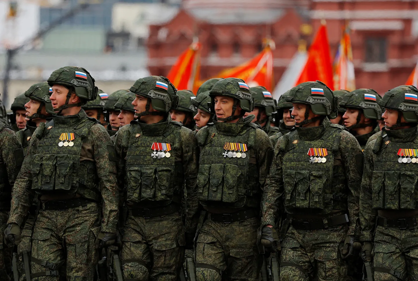 Российские солдаты.