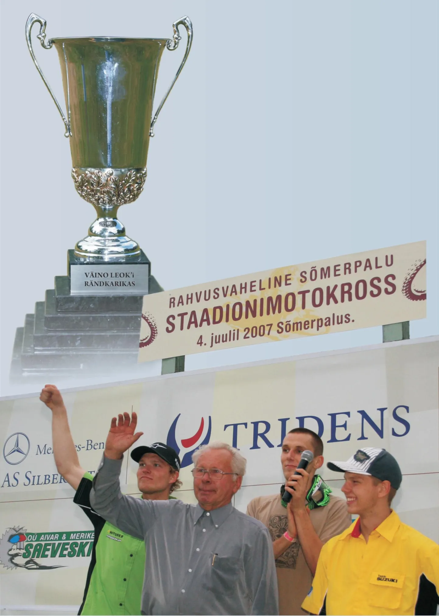 Raamatu «Sõmerpalu Motoklubi 1968-2008» esikaas.