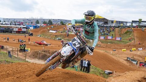 Son Sebastian takes over from Tanel Leok in motocross
