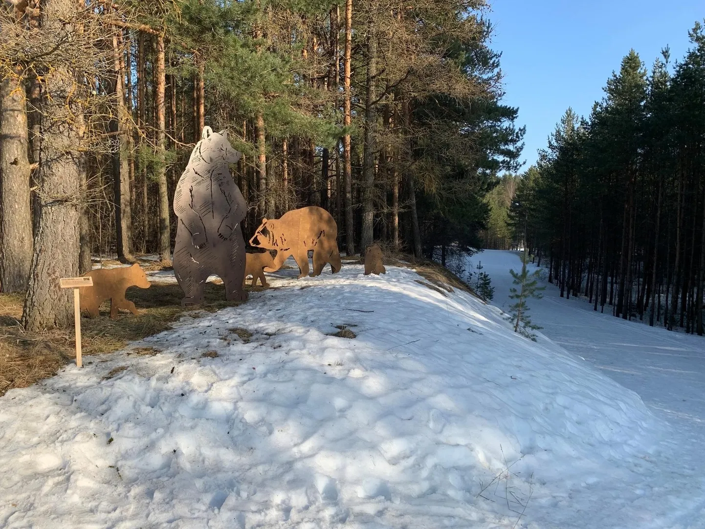 Karupere Rakveres Palermo terviseradade parkla läheduses.