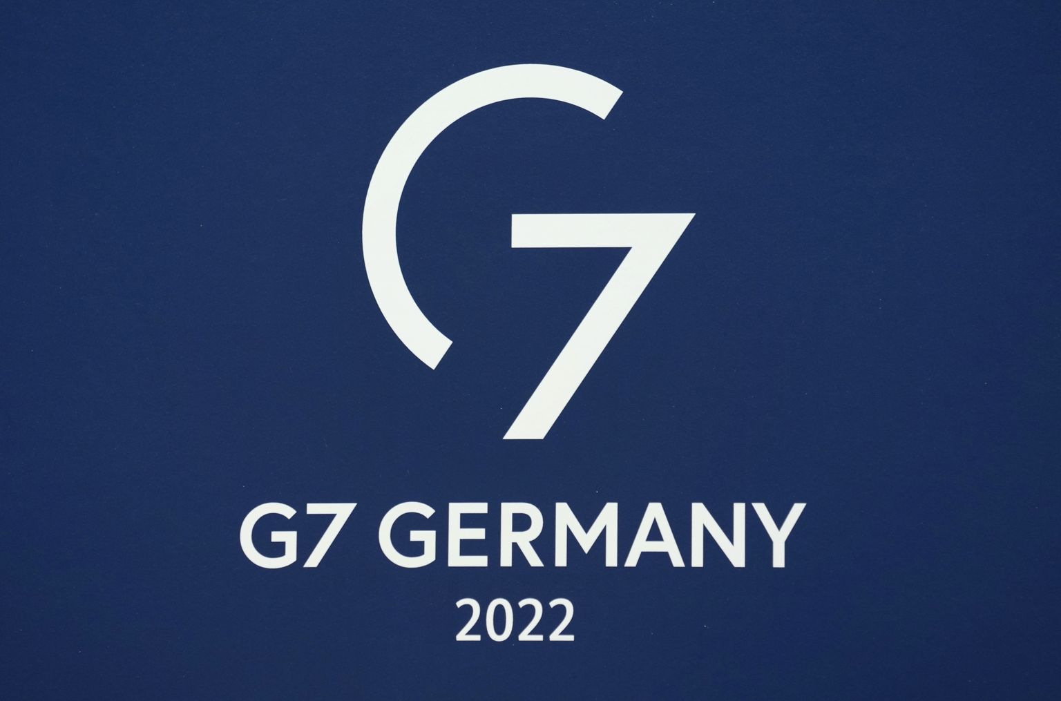 Saksamaa G7 eesistumise logo. Foto on illustratiivne.