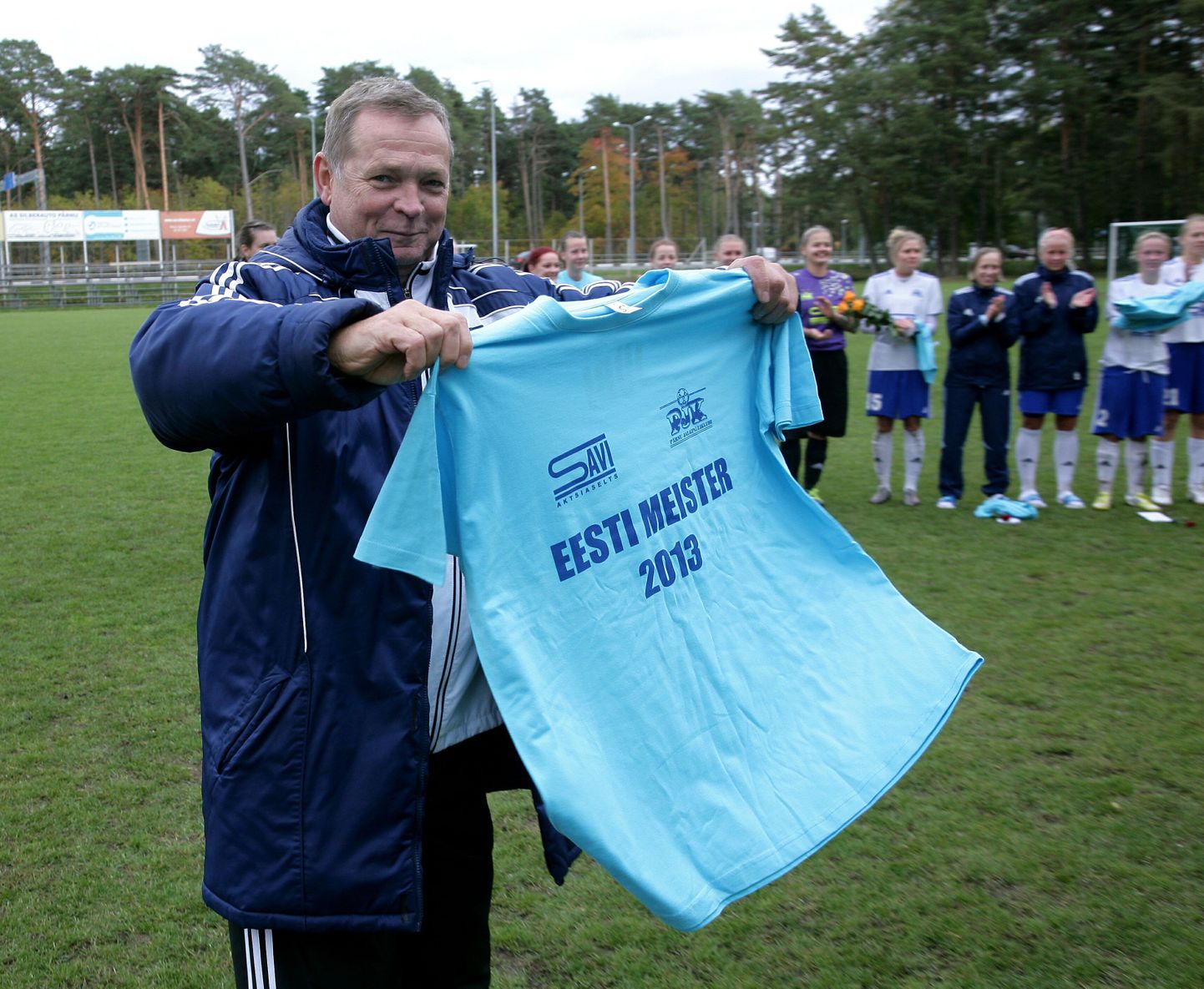 Pärnu jalgpalliklubi naiskonna peatreener Jüri Saar.