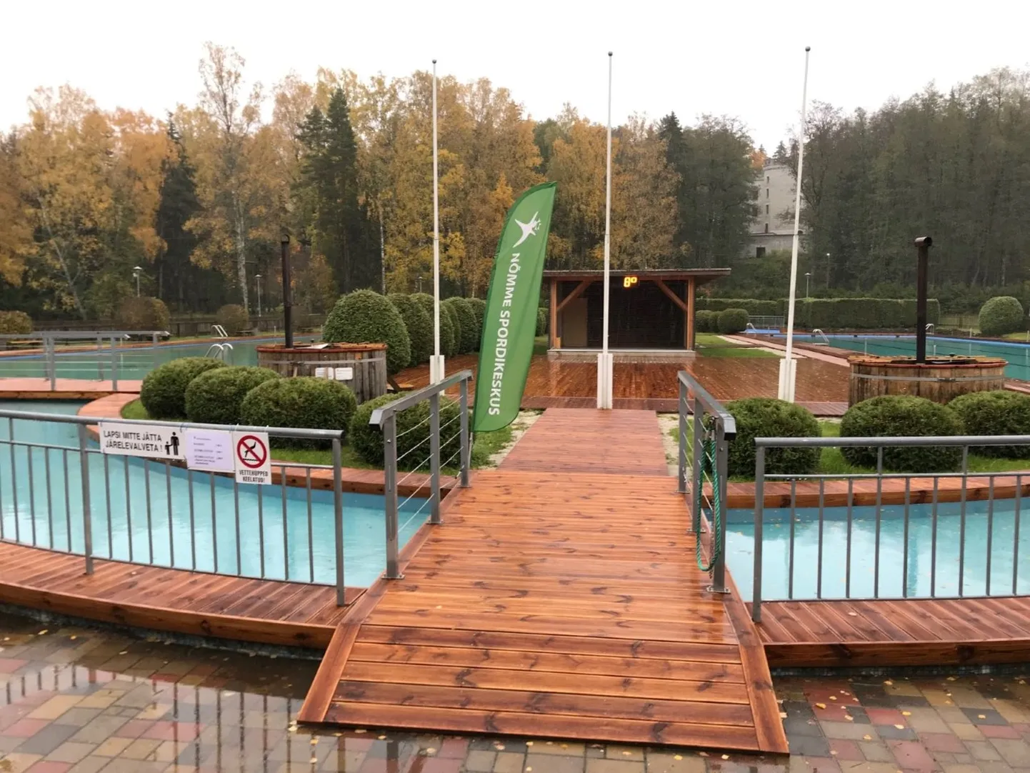 Vastrenoveeritud Nõmme basseinid 2019. oktoobris