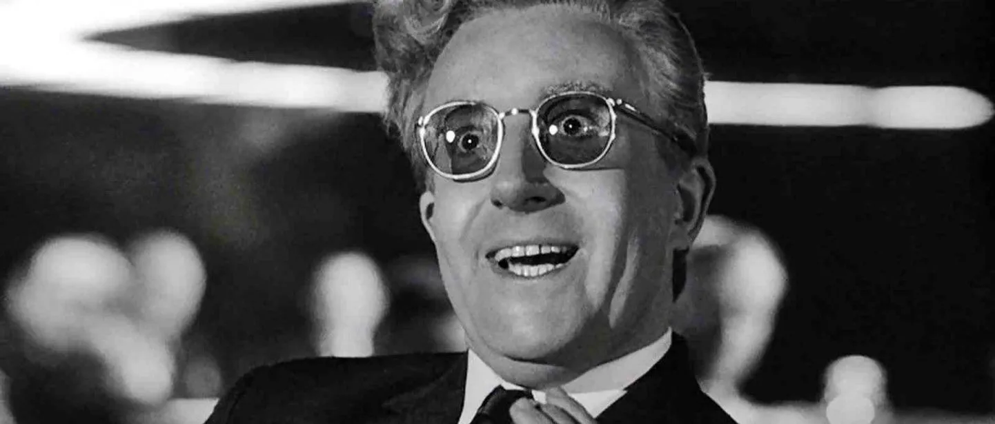 Kaader Stanley Kubricku filmist "Dr. Strangelove
ehk kuidas ma lõpetasin muretsemise ja õppisin armastama pommi