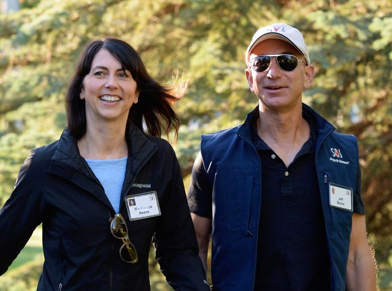 MacKenzie ja Jeff Bezos 2013 Idahos