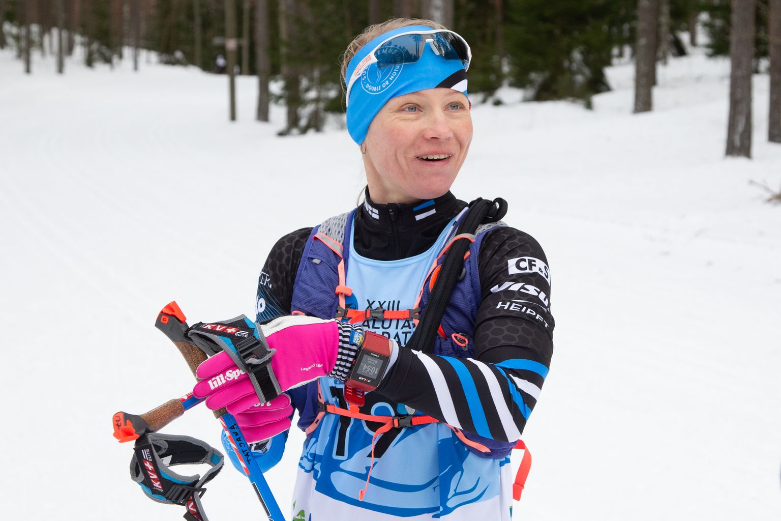 На чемпионате Эстонии 43-летняя Татьяна Маннима уверенно обошла конкурентов, которые на двадцать лет моложе ее.