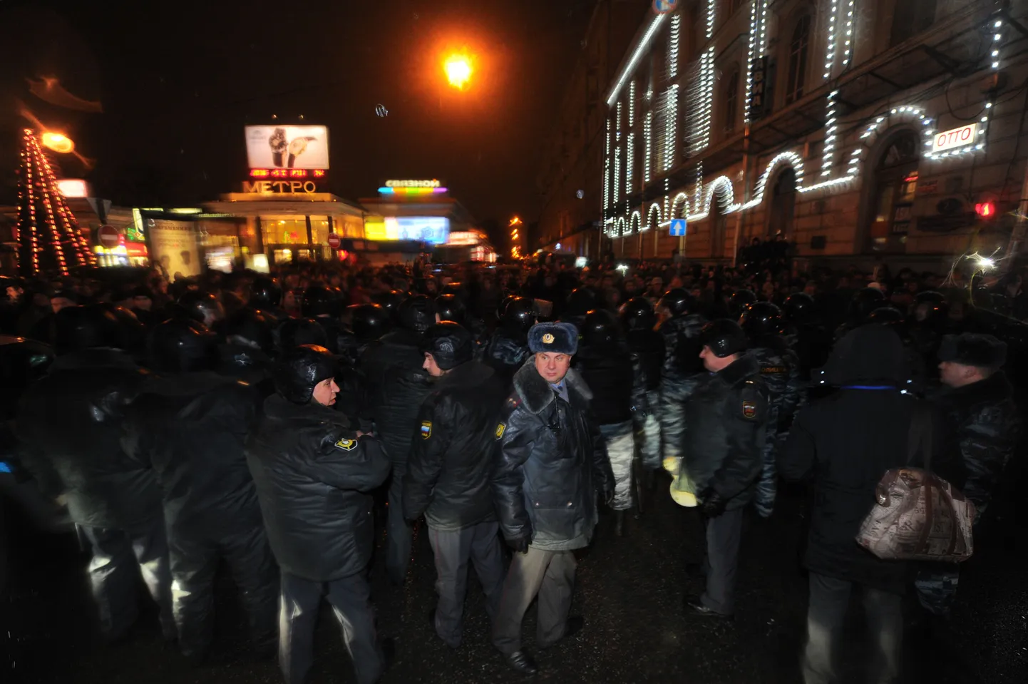 Протест в Москве.