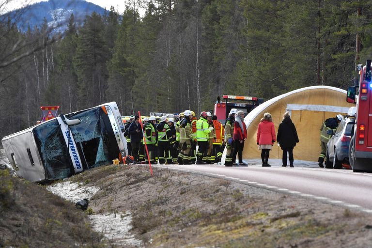 Bussiõnnetus Põhja-Rootsis