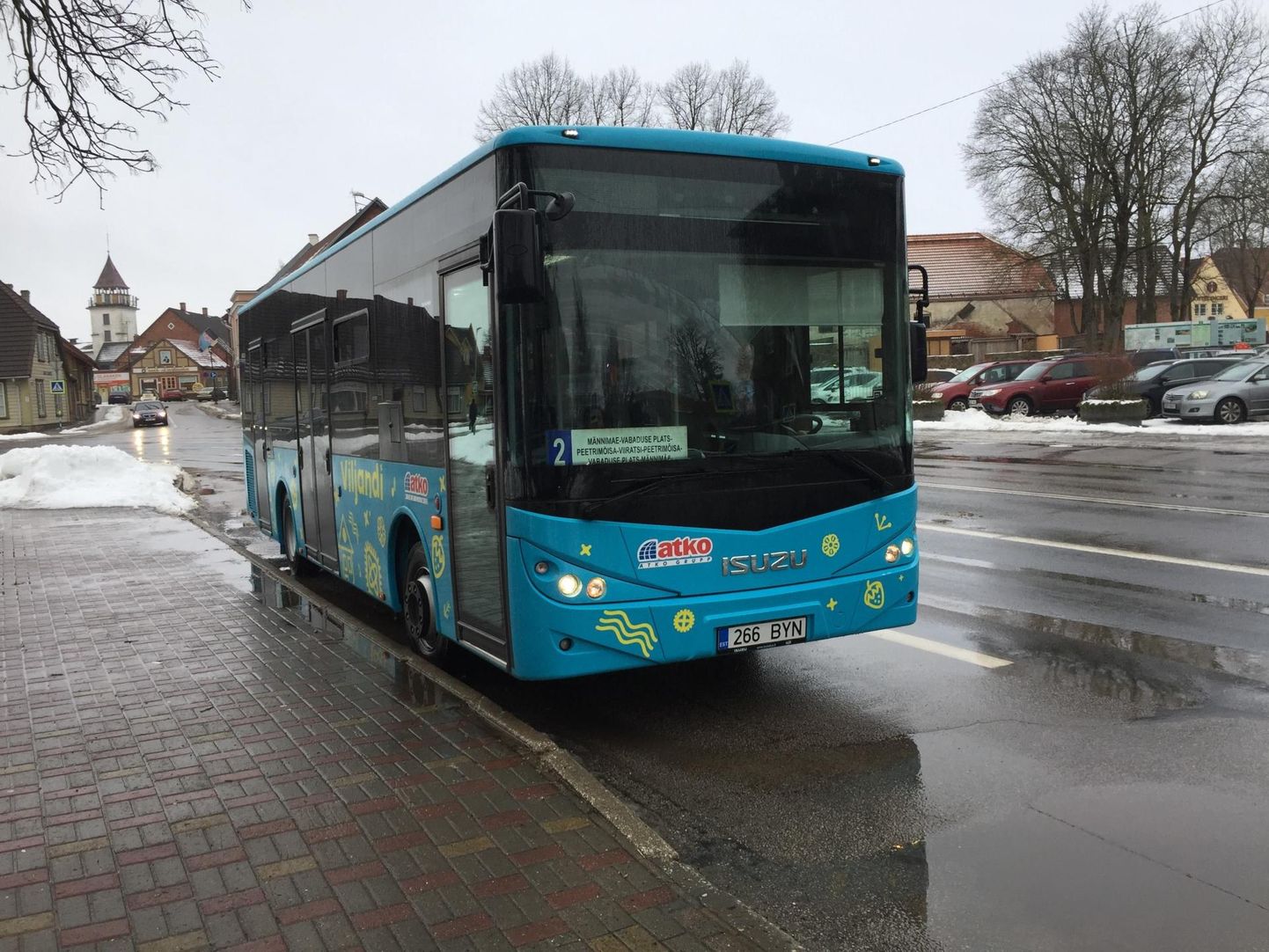 Viljandis sõitis 5. märtsil number 2 liinil buss, mis ei vastanud lepingu tingimustele.