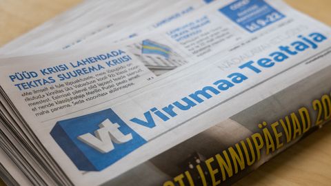 TEAVITUS ⟩ Virumaa Teataja paberleht ilmub septembrist teisipäevast reedeni