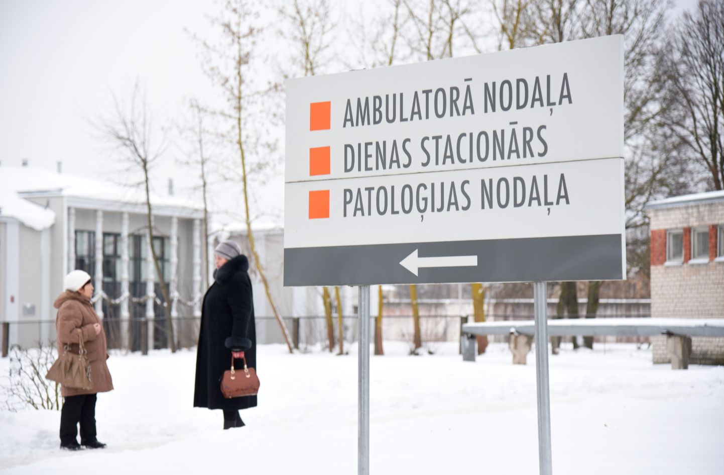 Jelgavas pilsētas slimnīcas teritorija.