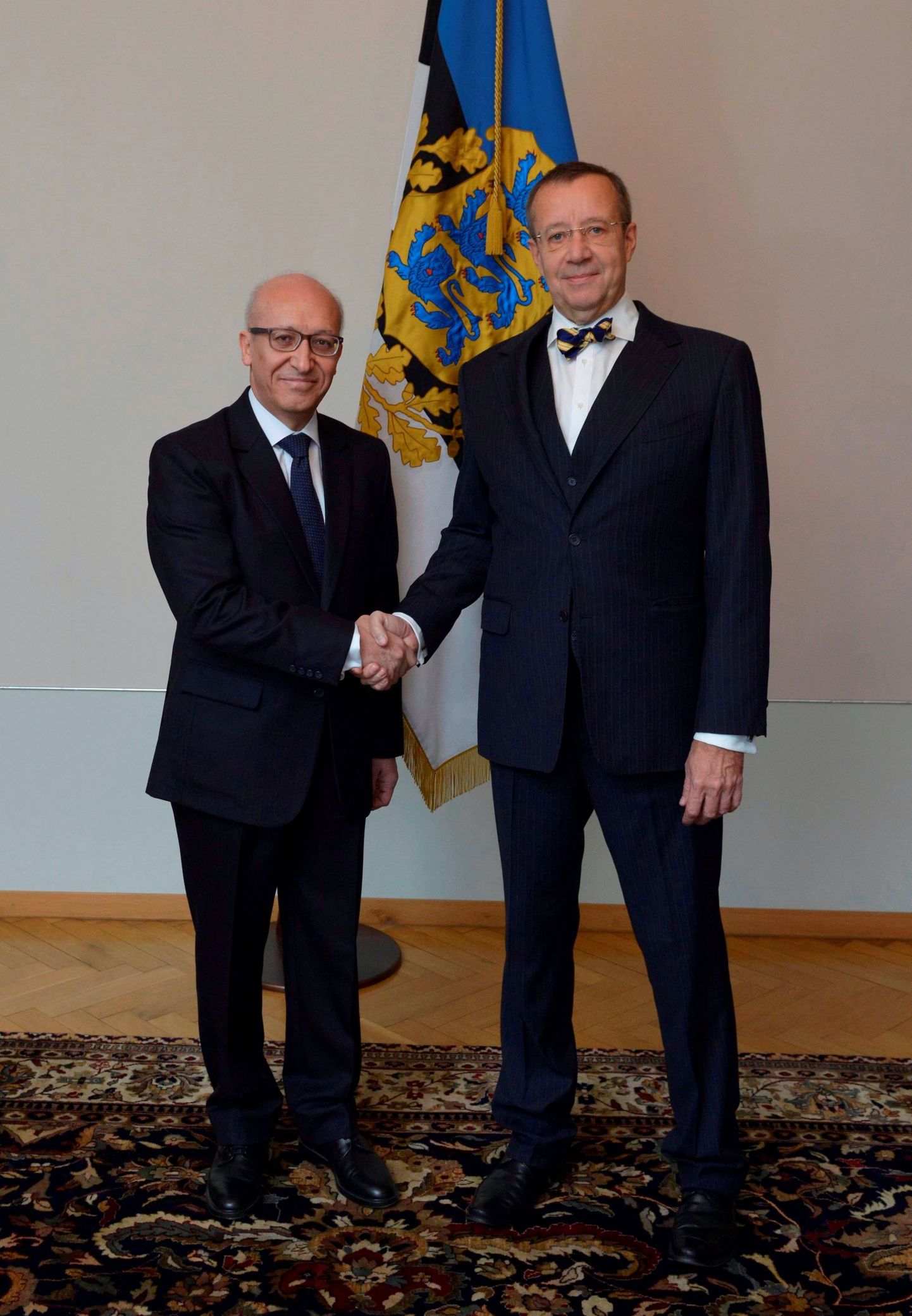 Türgi suursaadik Ahmet Ülker ja president Toomas Hendrik Ilves.