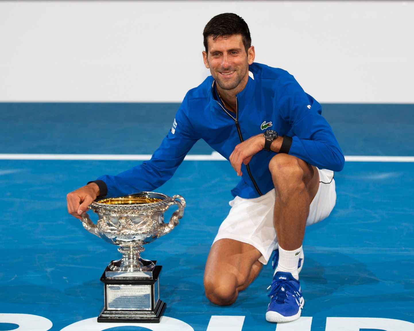 2019. aasta Austraalia lahtiste meesüksikmängu võitja Novak Djokovic.