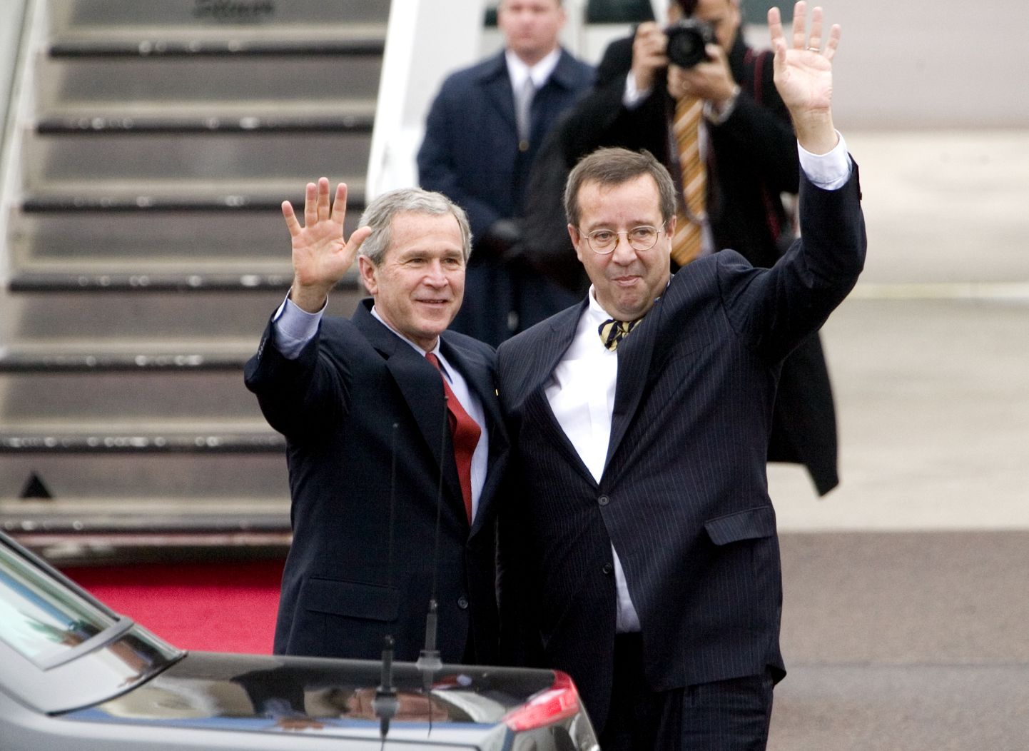 George W. Bush ja Toomas Hendrik Ilves Tallinnas.