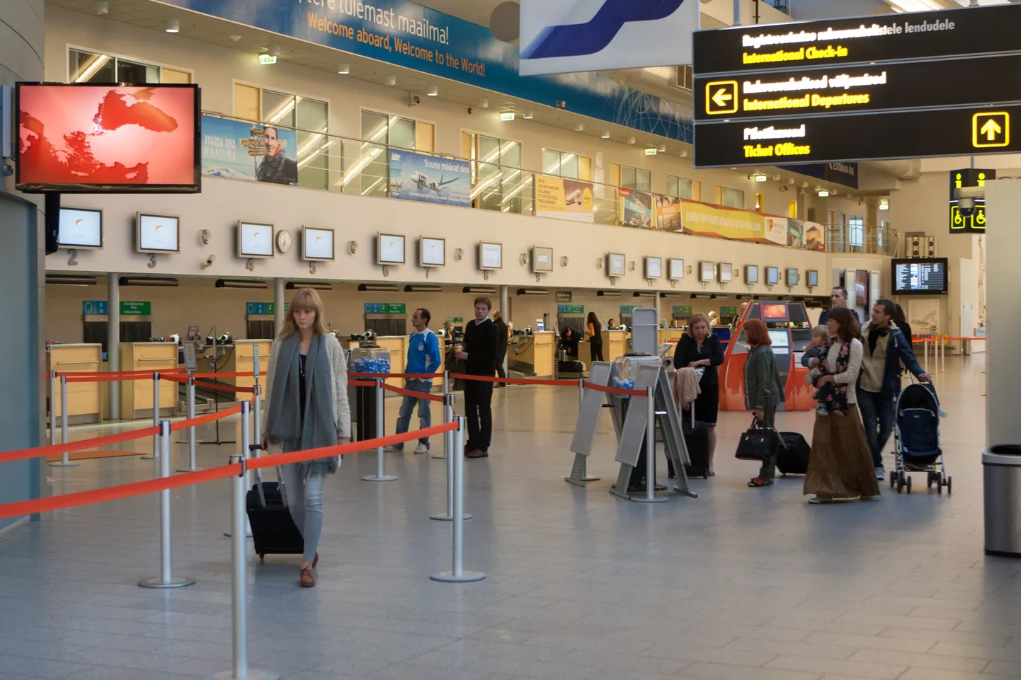 Tallinna Lennujaama sisevaade.