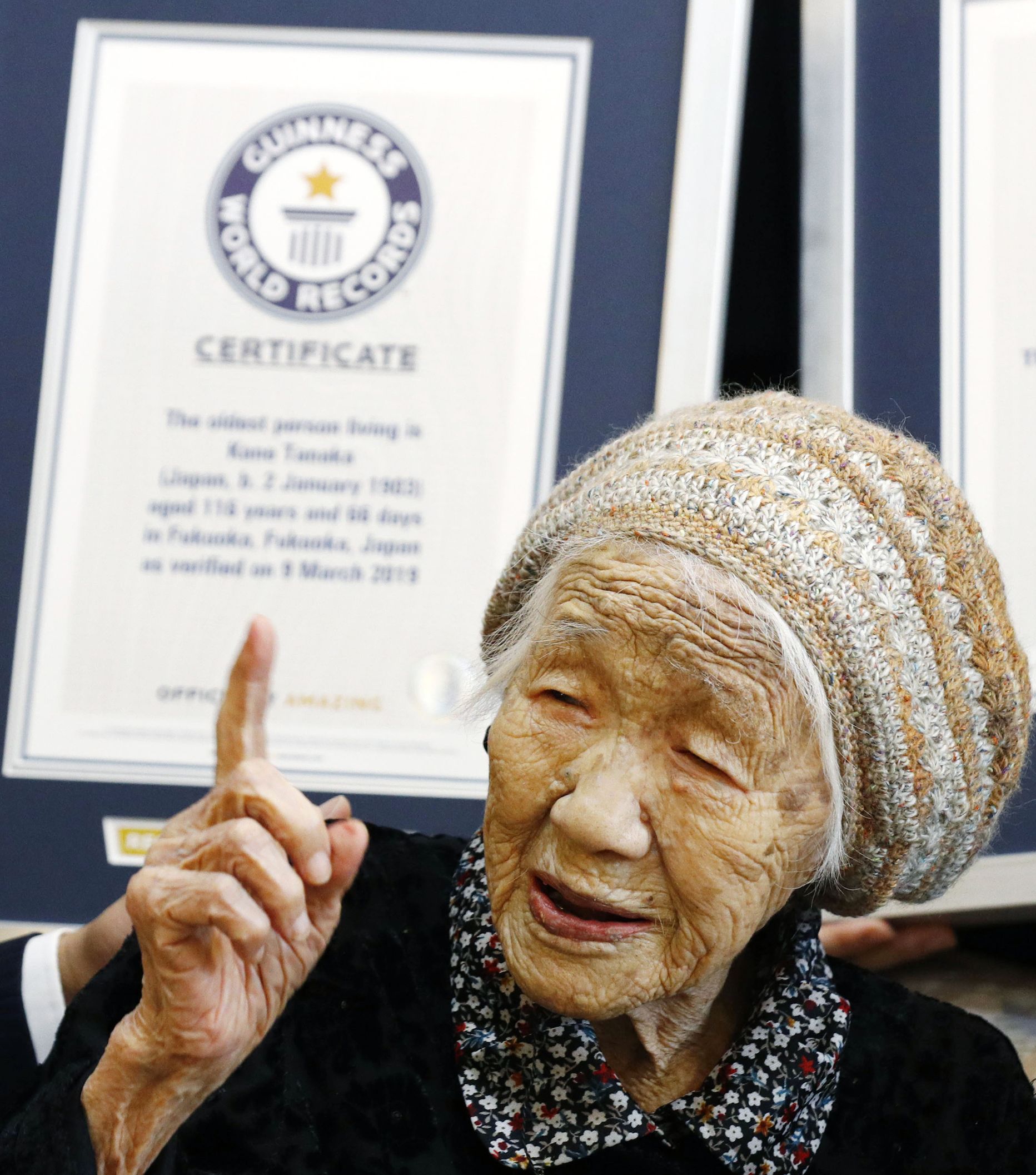 Maailma vanim inimene on 118 aastane jaapanlanna Kane Tanaka.