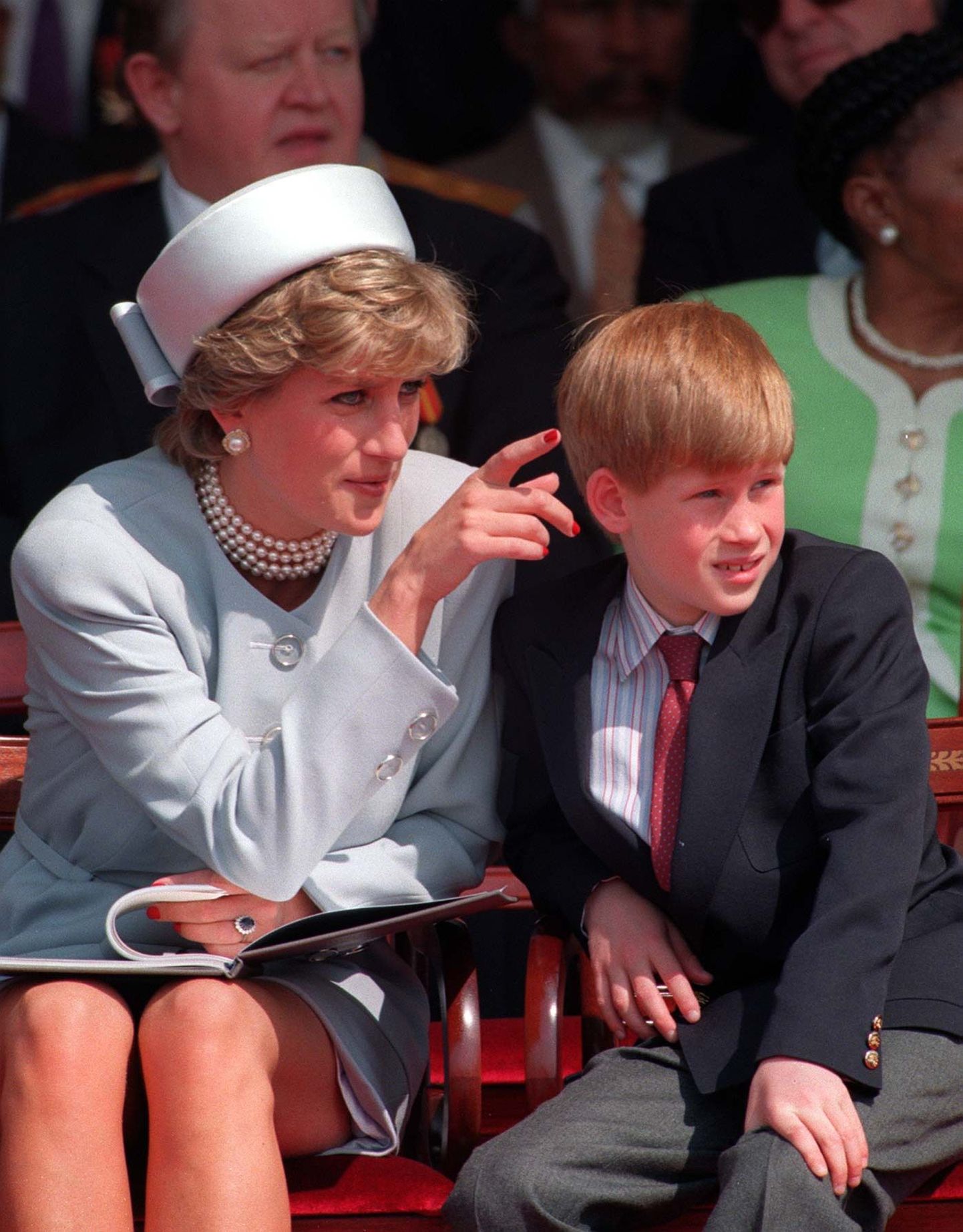 Printsess Diana ja prints Harry 1995. aastal