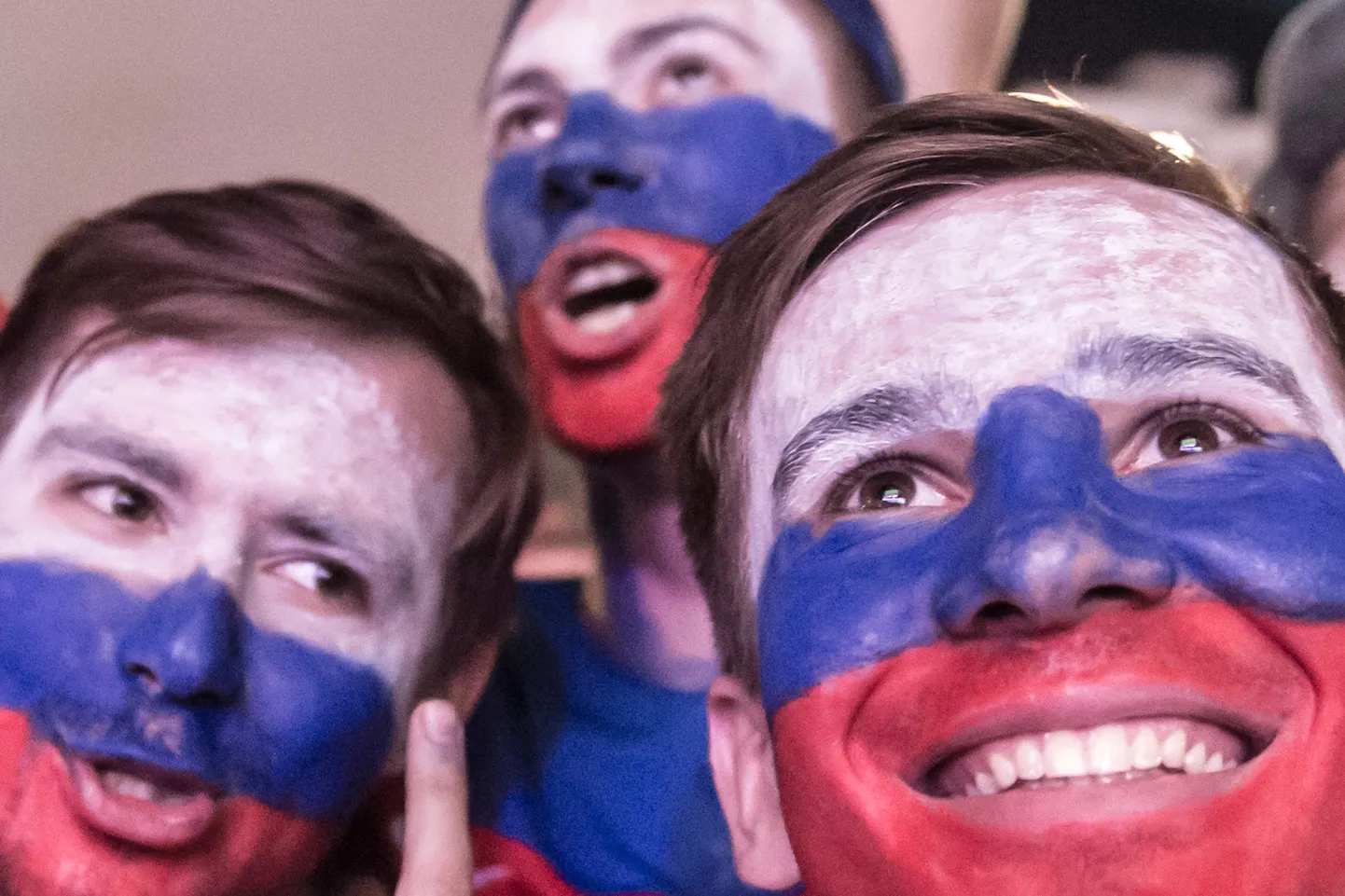Venemaa jalgpallikoondise fännid 2018. aastal.