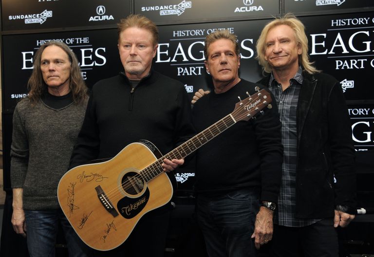 USA ansambel Eagles vasakult paremale: Timothy B. Schmit, Don Henley, Glenn Frey ja Joe Walsh
