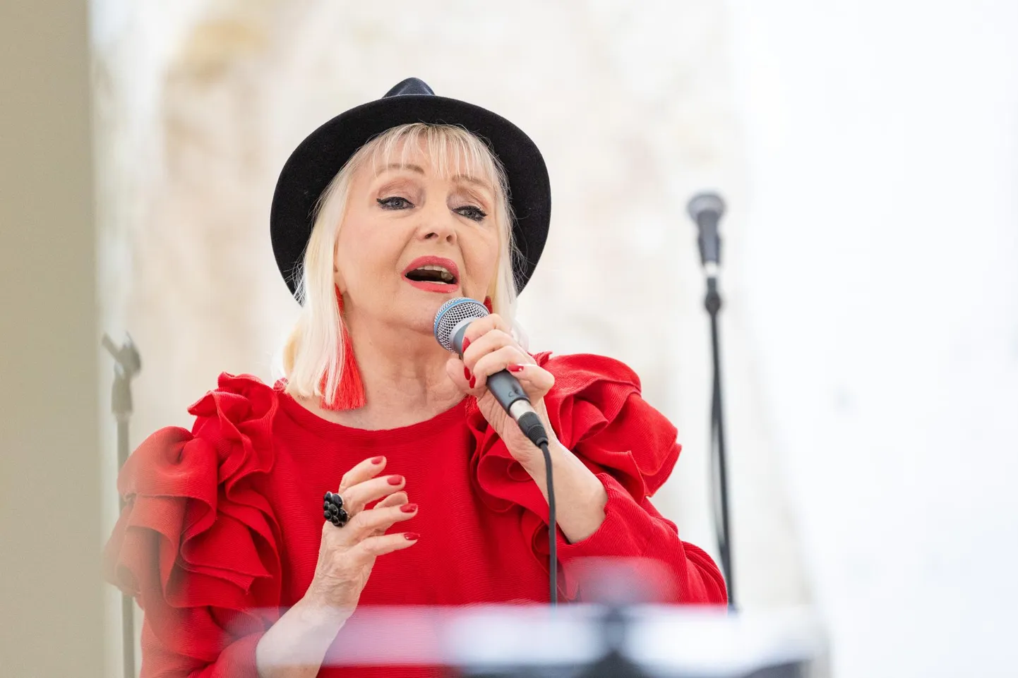 Poplaulja Marju Länik valmistub suureks juubelikontserdiks.