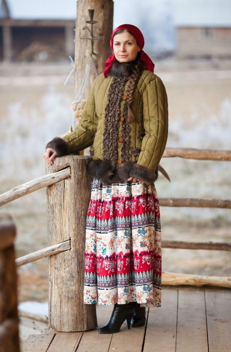 Славянская зимняя одежда
