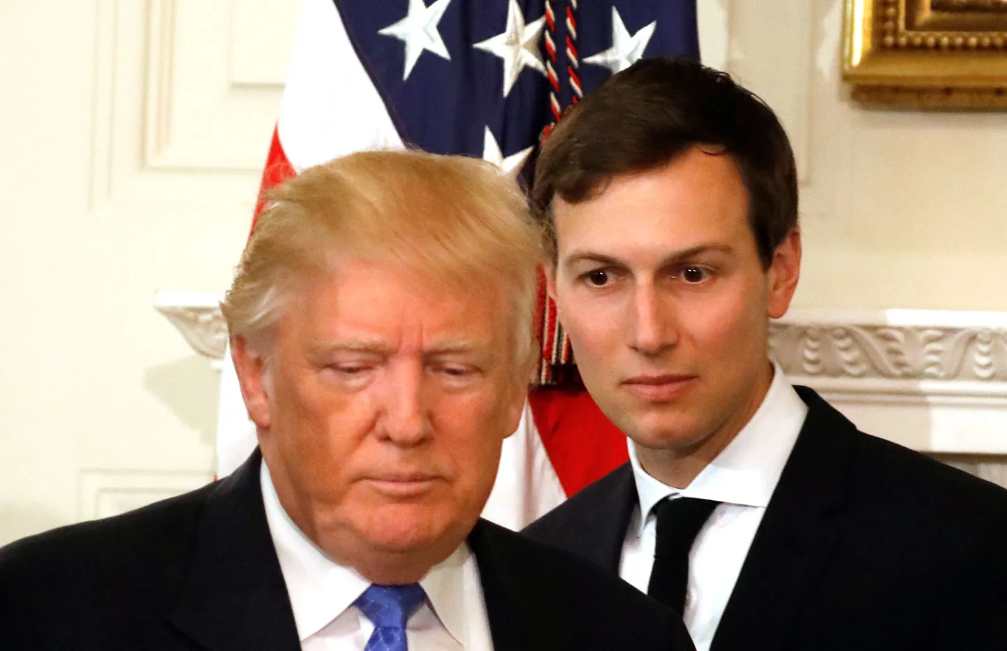 USA president Donald Trump ja tema väimees ning nõunik Jared Kushner