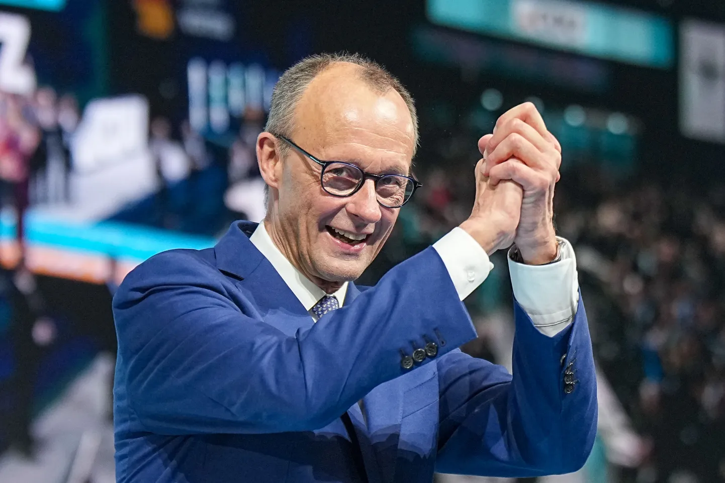 Vācijas opozīcijā esošo kristīgo demokrātu (CDU) līderis Frīdrihs Mercs.