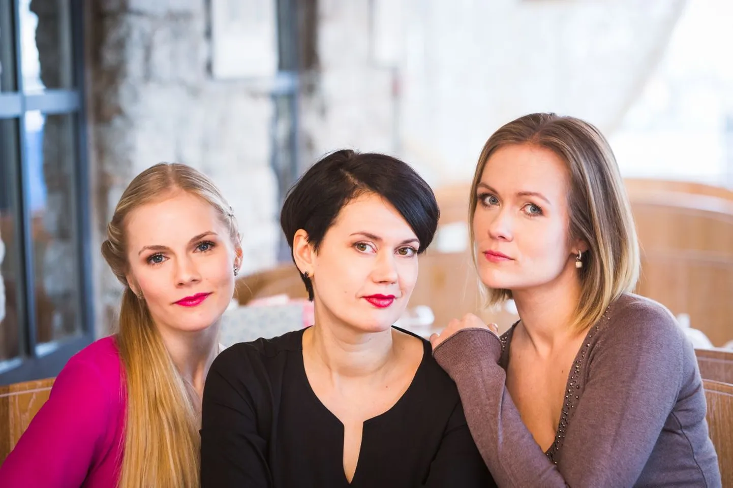 Vahetasid imagot: Kertu (Liis Haab), Mari (Elisabet Reinsalu) ja Piret (Inga Lunge).