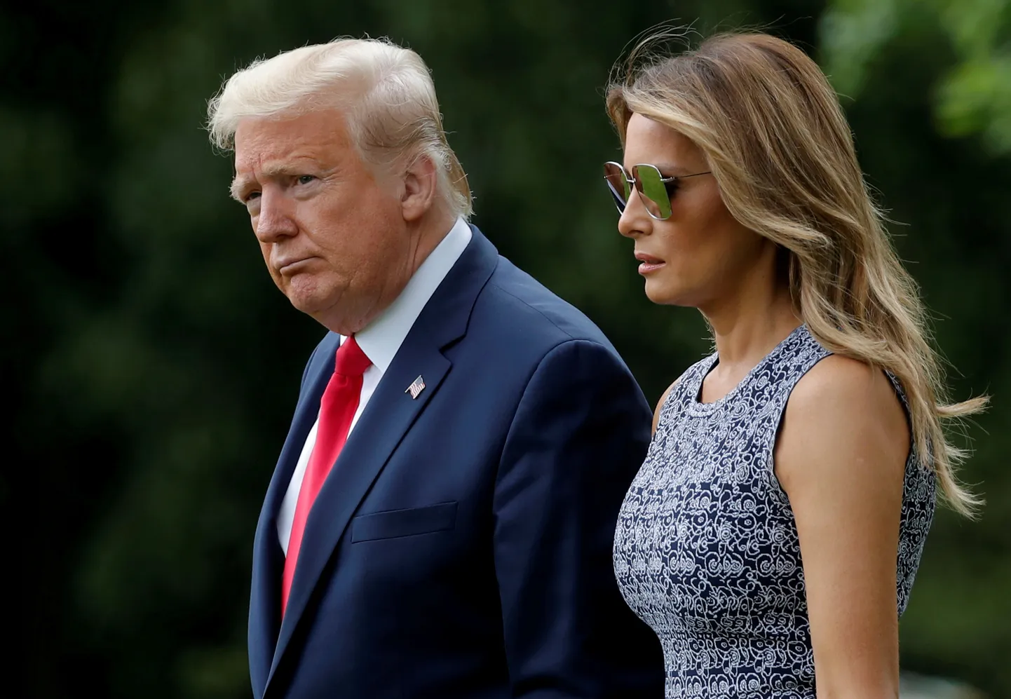 President Donald Trump ja Melania Trump.