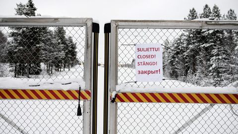 Üle suletuks jääva Soome idapiiri imbub endiselt mahitatud migrante