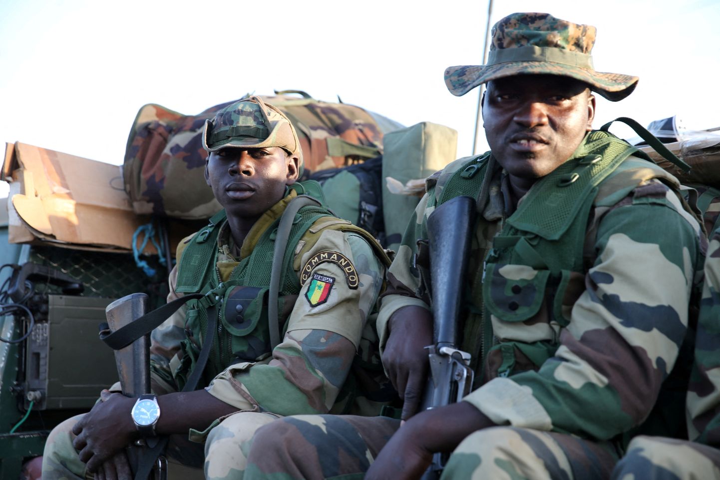 ECOWAS-i kuuluva Senegali sõjaväe liikmed Gambias 2017. aastal.