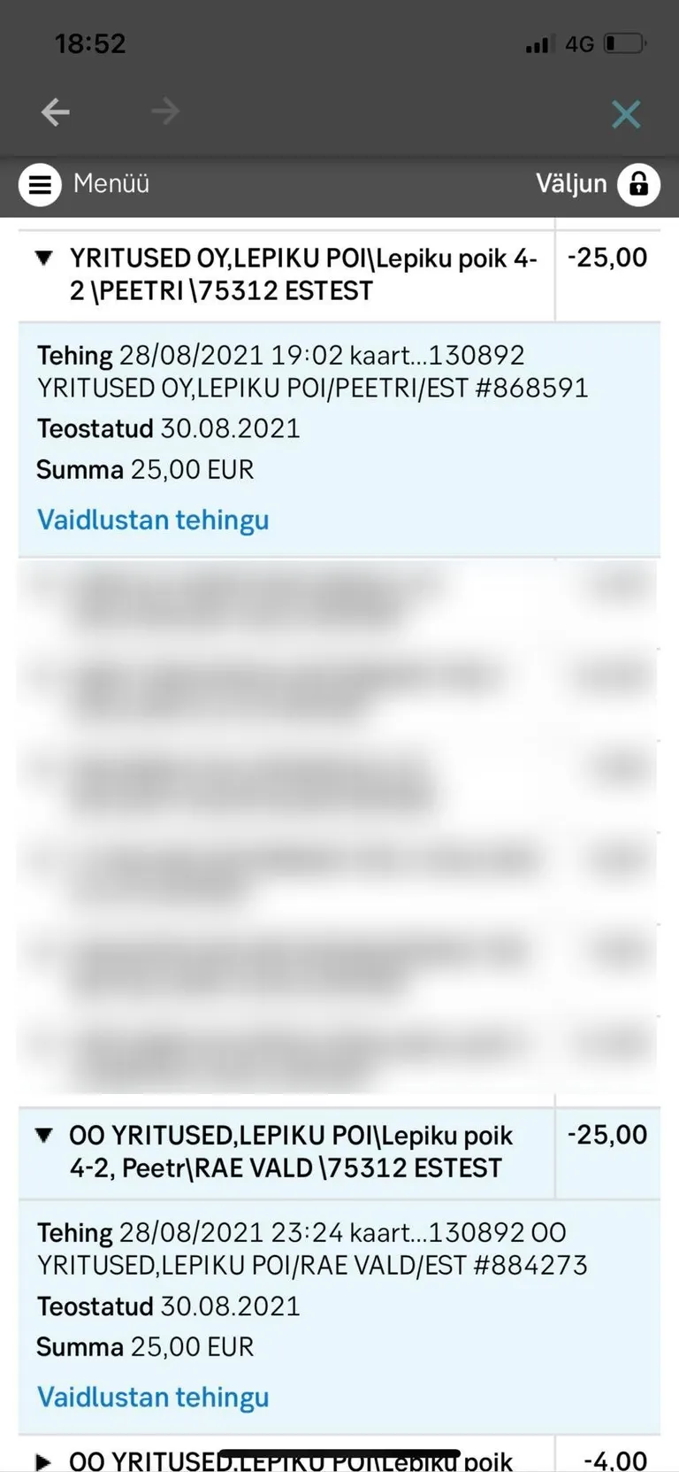 Подтверждение, что Биргитте покупала билет в 19.02.