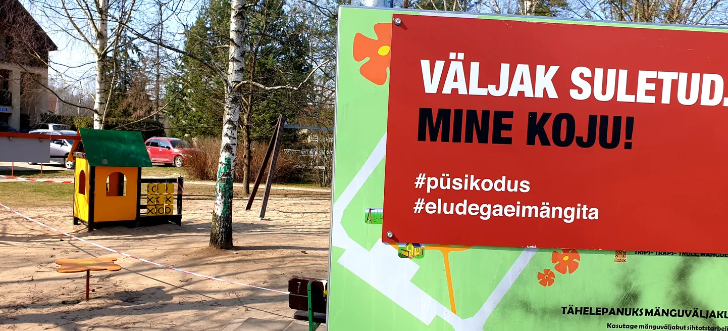 Suletud rajad ja mängumajad.