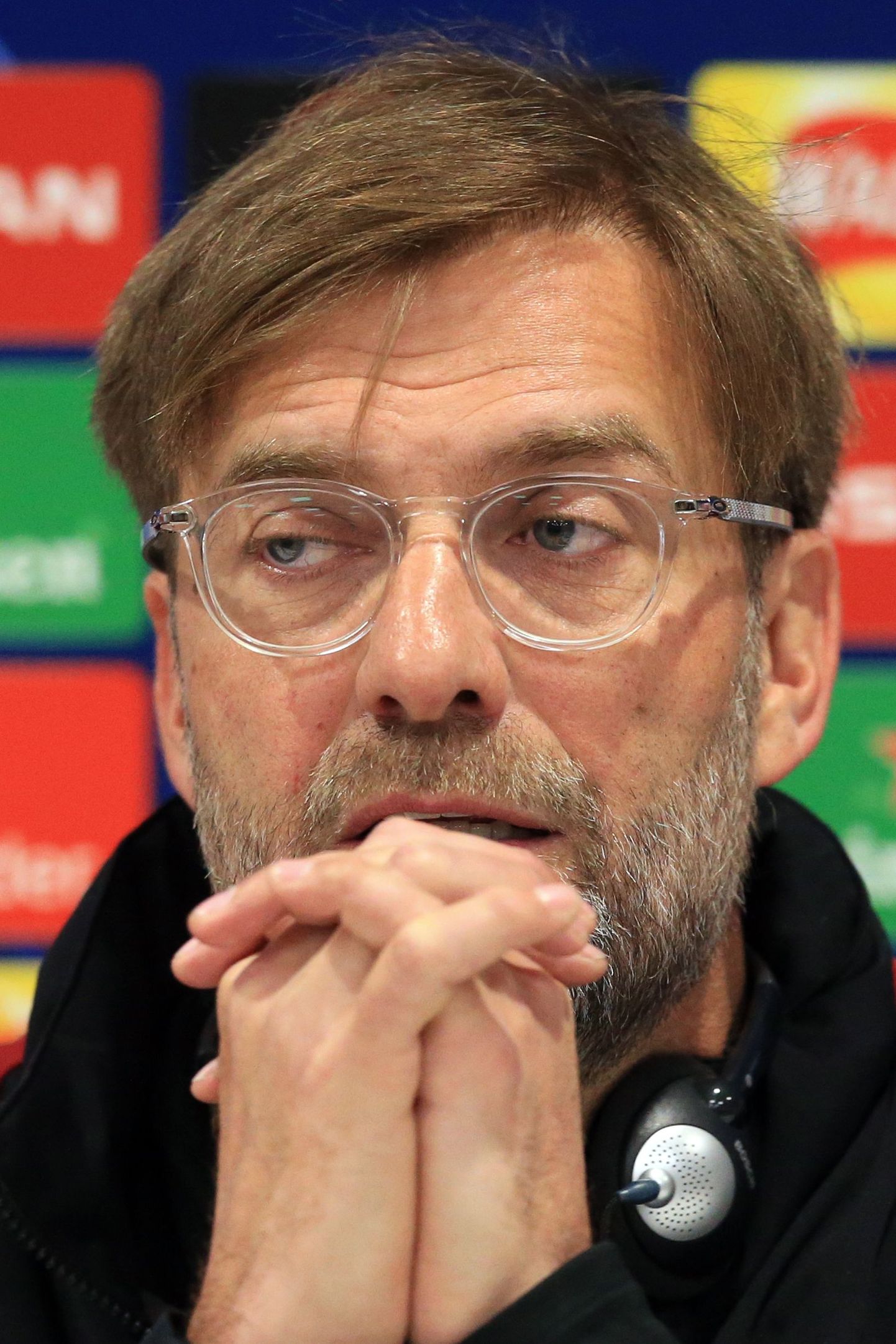 Liverpooli sakslasest peatreener Jürgen Klopp eilsel pressikonverentsil