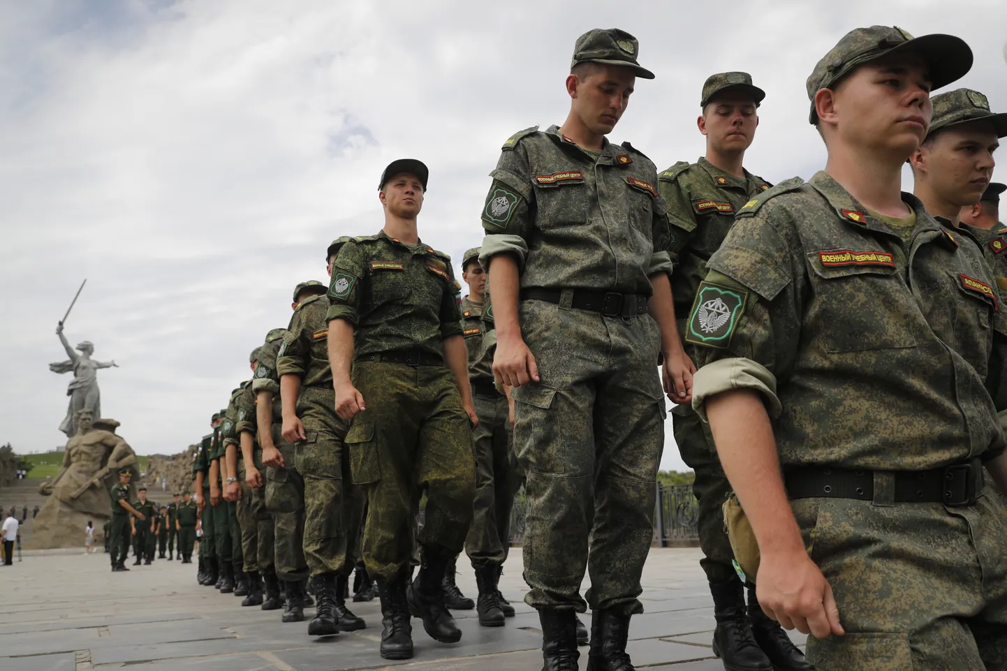 Vene armee sõdurid Volgogradis.