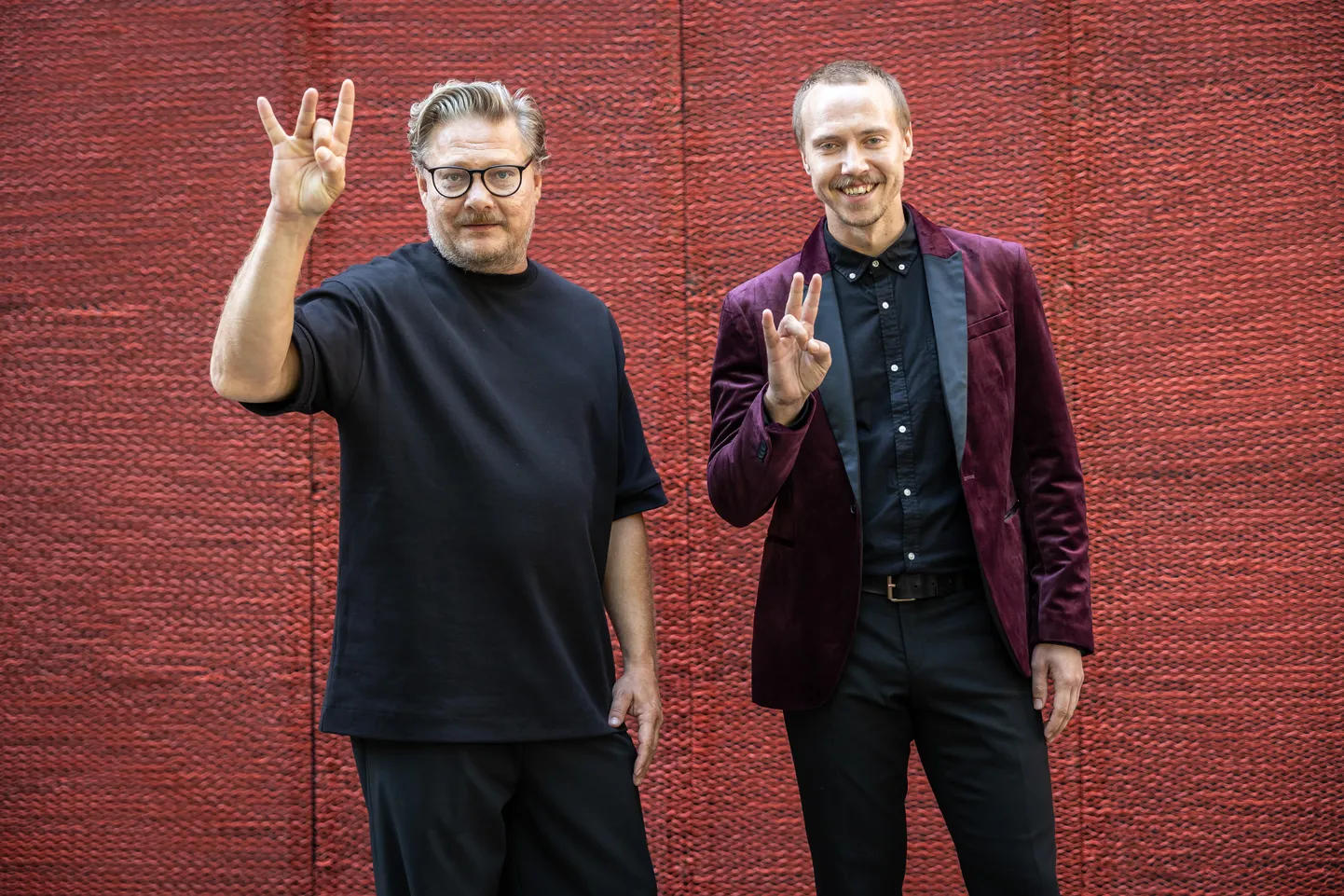 Režissöör Rainer Sarnet ja peaosaline Ursel Tilk Locarno filmifestivalil