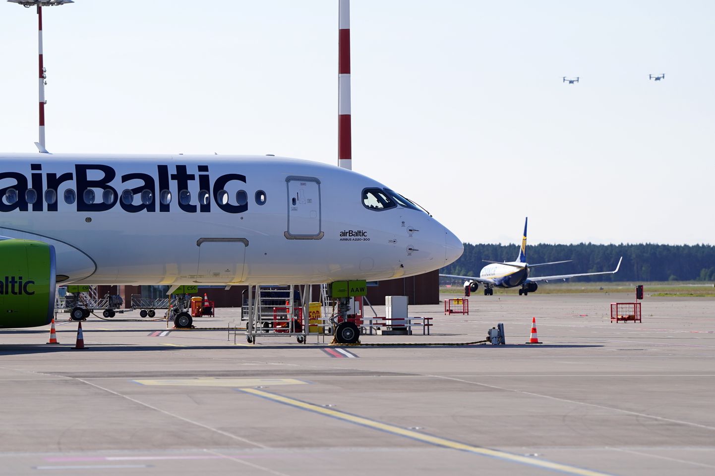 airBaltic Riia lennujaamas.