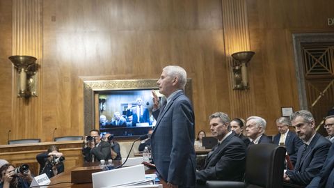 WSJ ⟩ Anthony Fauci apelleeris Covid-19 kuulamisel põhiseaduse 5. parandusele üle 100 korra