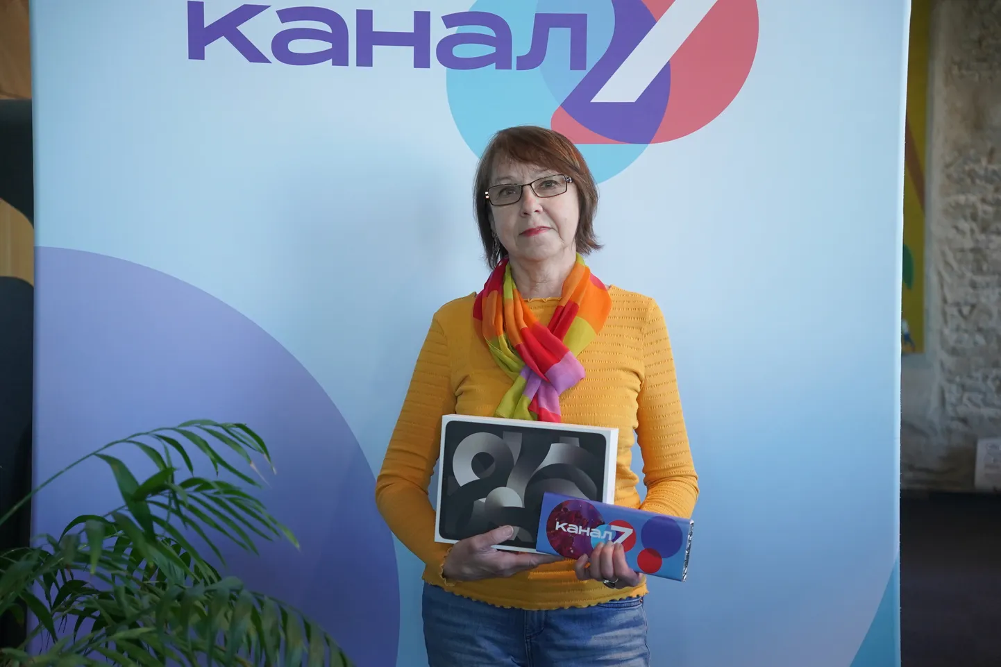 Победительница розыгрыша "Канала 7" Галина.