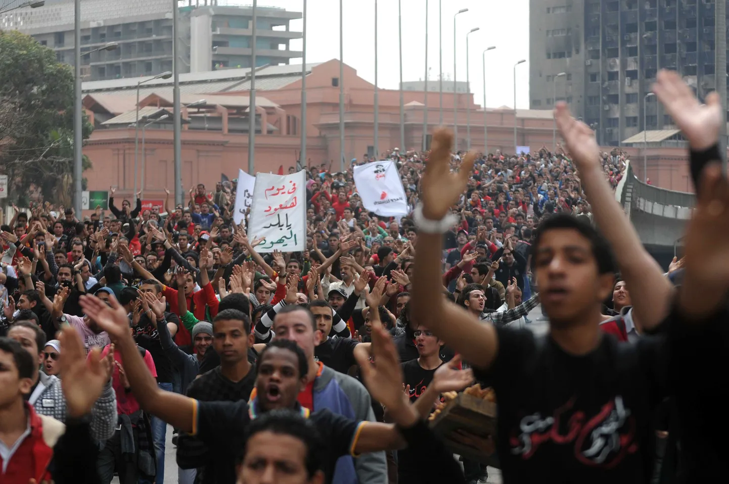 Egiptuse vutiklubi Al-Ahly toetajad.