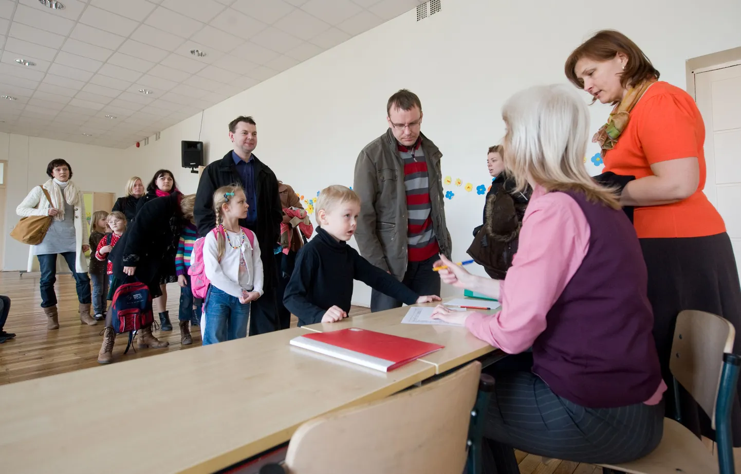 1. klassi sisseastumiskatsed Jakob Westholmi Gümnaasiumis.