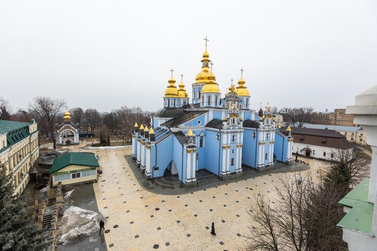 Ukraina pealinn Kiiev. Püha Miikaeli kirik.