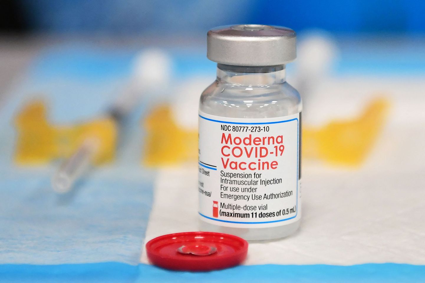 Moderna COVID-19 vaktsiin 15. detsember 2021.
