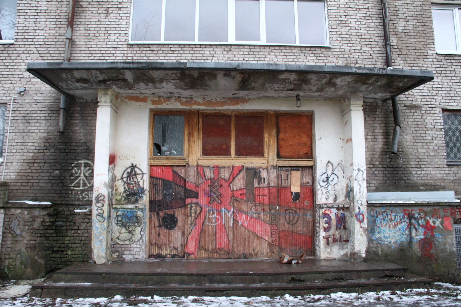 Здание по ул. Пушкина, 33 в Нарве, которое снесут для строительства государственной гимназии.